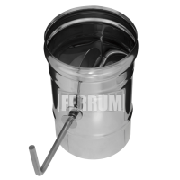 Шибер ⌀125 Ferrum "Феррум" Россия