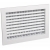 РДР 400х300 + КРВ алюминиевая решетка двухрядная регулируемая встраиваемая с клапаном РДР 400х300 + КРВ алюминиевая решетка двухрядная регулируемая встраиваемая с клапаном