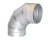 Отвод круглый 90° из оцинкованной стали Ф150 Отвод круглый 90° из оцинкованной стали Ф150