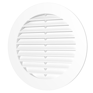 15РКС, Решетка вентиляционная круглая с пластиковой сеткой D200 с фланцем D150